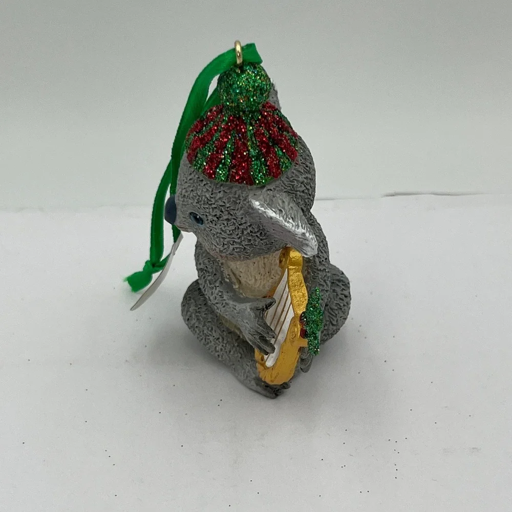 Danbury Mint Koala Ornament Baby Animal Collection Grey Harp Holiday Decor